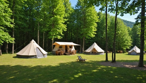 Séjour luxueux au camping haut de gamme en haute-loire avec cosycamp