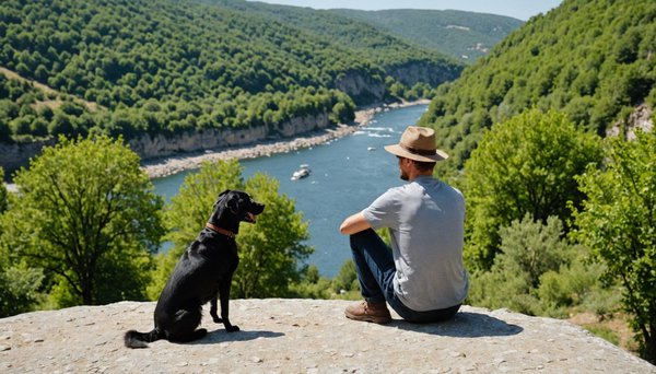 Partir en vacances en ardèche avec son chien : tout ce qu'il faut savoir