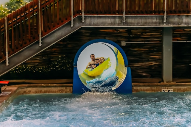 toboggan piscine 